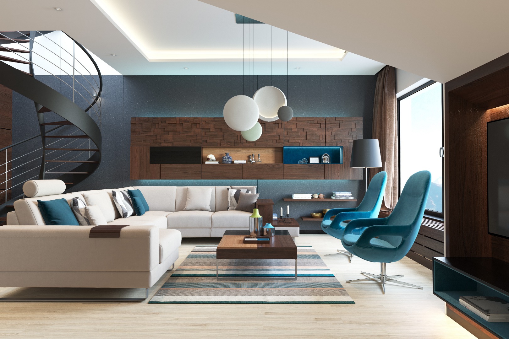 Mountain apartment – interior design — Allcity Interiors